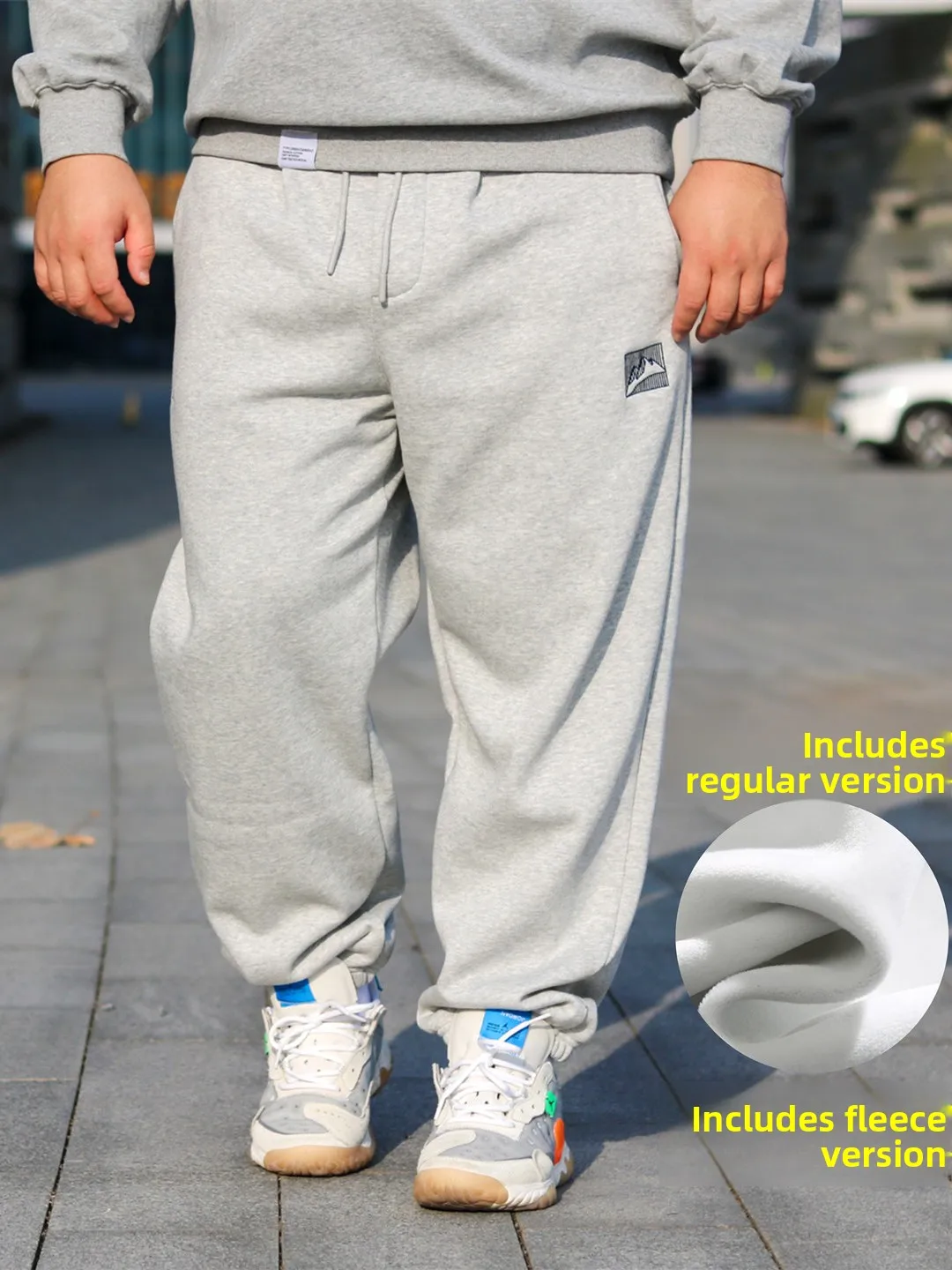 

Спортивные брюки TRCE Peak с вышивкой, свободного кроя, удобные, с эластичным поясом, повседневные, мягкие, утолщенные, осенне-зимние