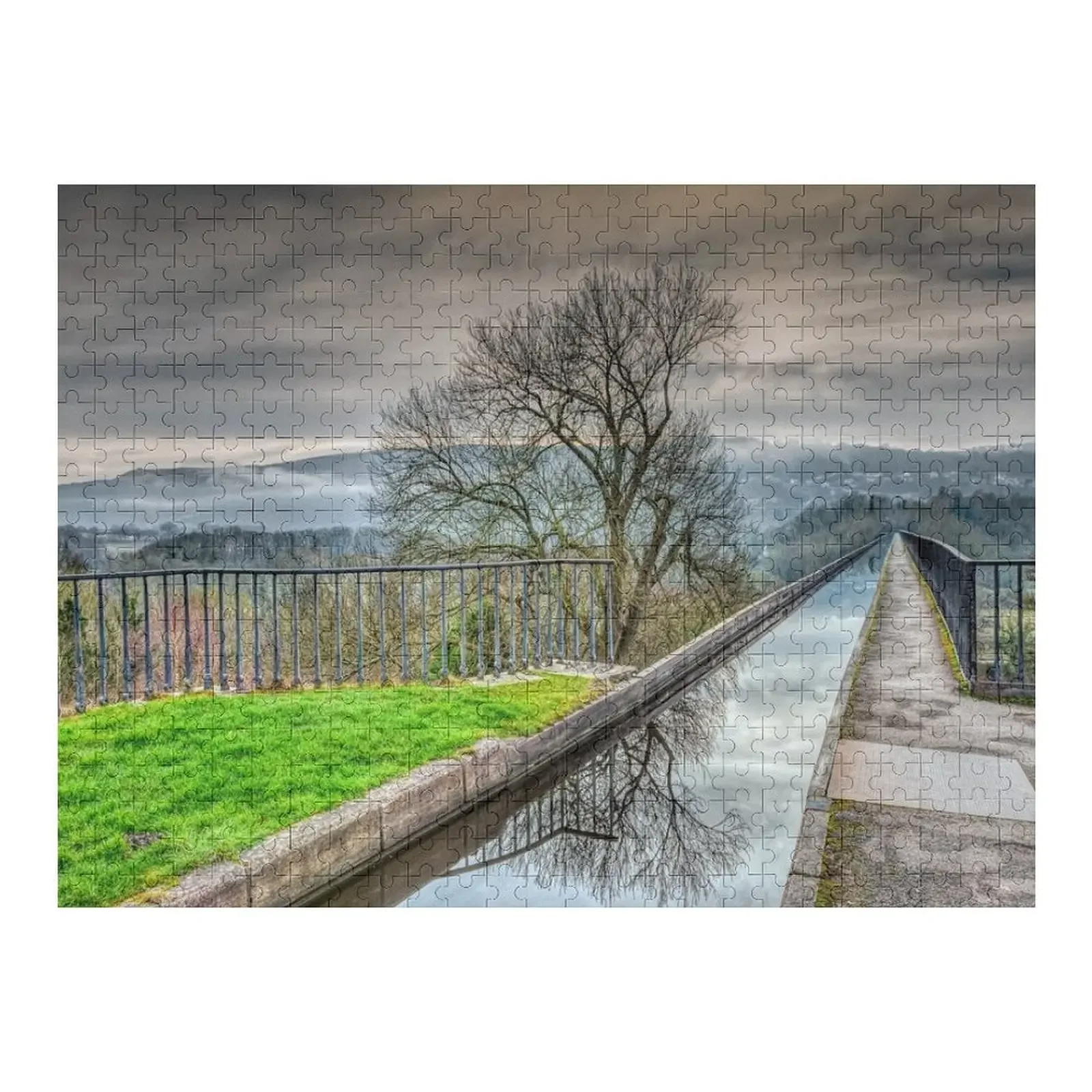 

Pontcysyllte Aqueduct Llangollen Wales Jigsaw Puzzle Photo Custom With Photo Puzzle