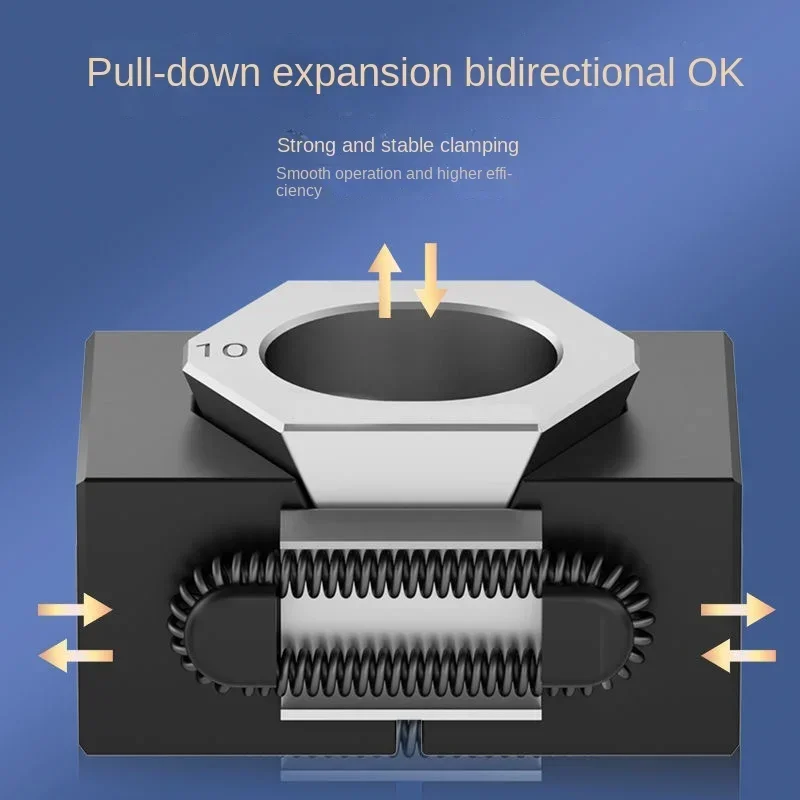 Imagem -06 - Kamishiro Vise Precisão Mini Workholding Grampos Pneumáticos Pequenas Ferramentas de Fresagem Máquina ok Vise para Máquina Cnc m6 m8 M10 M12