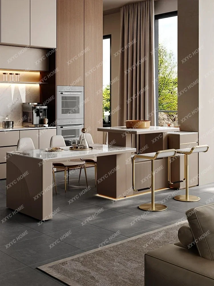 A Cabinet Alone Multi-functional Wall Small Household Kitchen Restaurant Lifting Retractable Dining Table Island Table