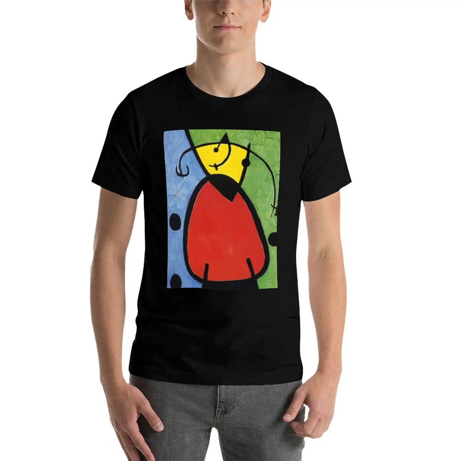 

Joan Mirò T-Shirt funny t shirts dark humor anime tshirt t shirt for man 100 percent cotton T-Shirt