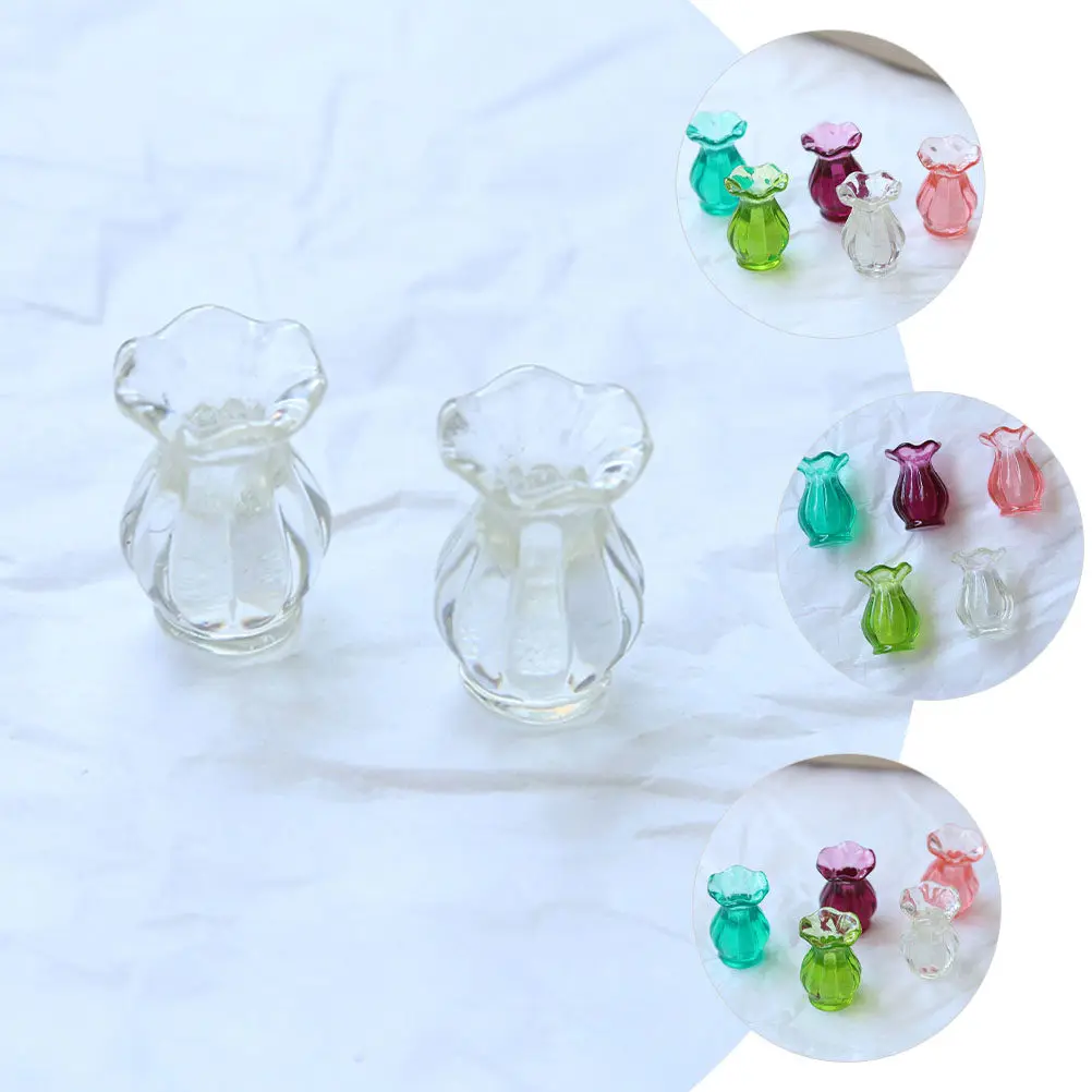 

Набор из 10 миниатюрных ваз: элегантный дизайн, декор для дома, мини-кашпо, украшения для микроландшафта, крошечные вазы для декора