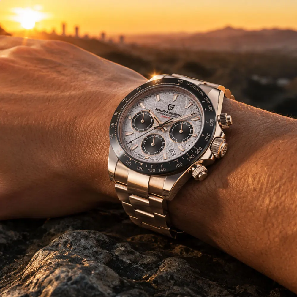 Top Brand PAGANI DESIGN Luxury Men Watch Multifunctional Chronograph VK63 Quartz Watch Waterproof Calendar Luminous Gift Watches view 4