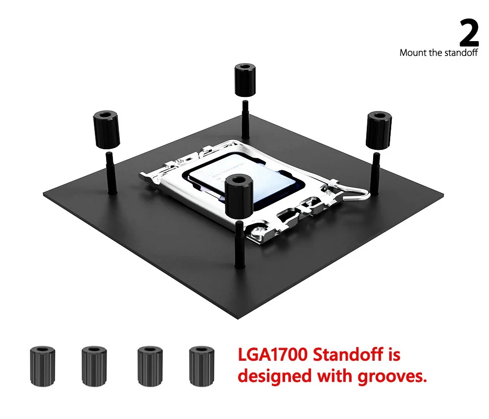 Intel LGA1700/1200/115X Metal Mounting Kit for ID-COOLING SE-207-XT/SE-225-XT/SE-234-ARGB/SE-224-XT/SE-914-XT/SE-904-XT Series