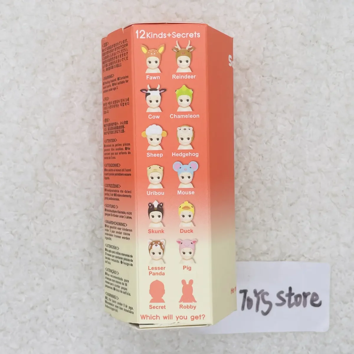 

SonnyAngel Mini Figure Regular Animal Series 2 Blind Box Toy for Girl Mystery Box Cameleon cow duck fawn hedghog SAS65376
