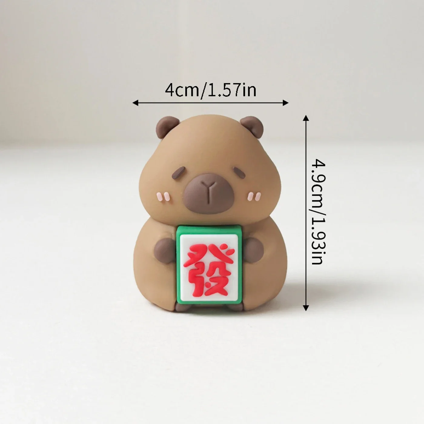Trendiger Capybara-Kuchenfigur-Topper: Niedliche Tier-Desktop-Deko-Accessoires, vielseitiges Ornament für Babypartys und Kinderfeiern – Detail 6