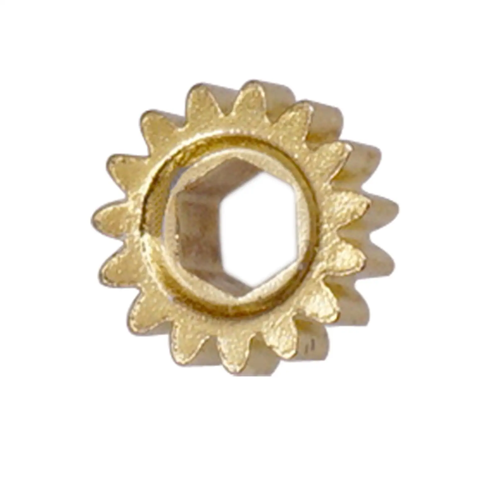 Copper Hex Hole Guitar Tuner Gear 1 to 18 Gold Machine Head Replacement Parts 6 Piece Set for Peg Tuning Service