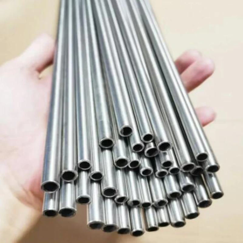 1Pcs Length 500mm 304 Seamless Stainless Steel Capillary Tube OD 4mm-8mm Pipe Wall Thickness 0.5/1/1.5/2mm