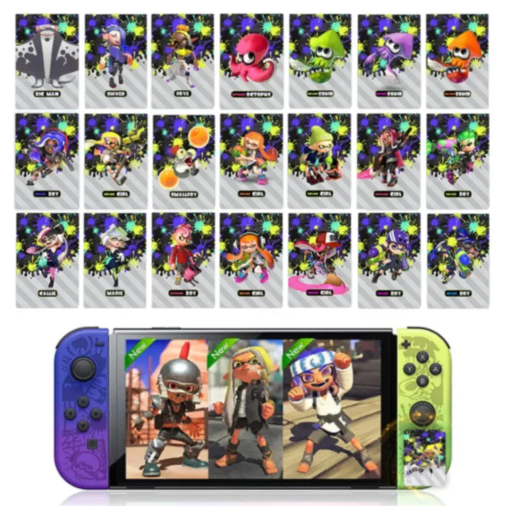 23 splatoons 3 cartão pérola marina callie marie cartão interruptor nfc rfid cartão 2024 todos os novos splatoon 3 nfc tag cartões de jogo para interruptor