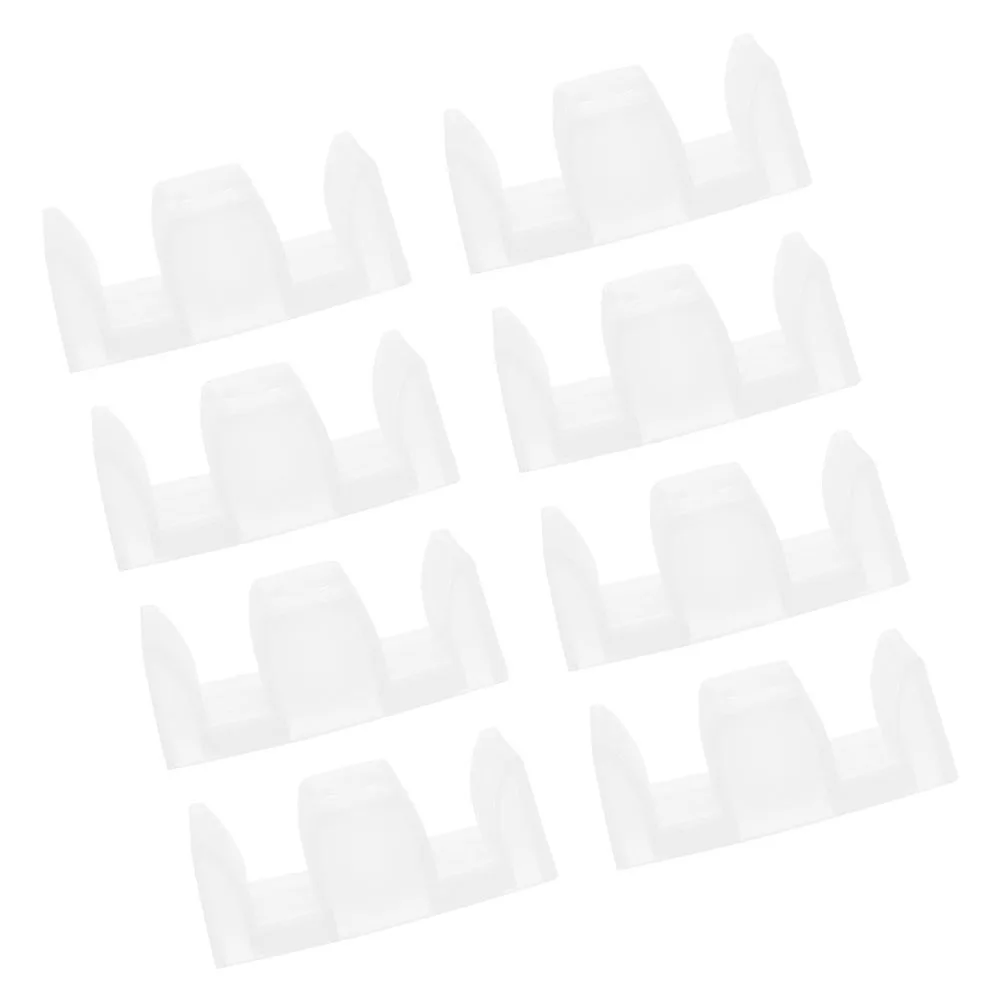 8 قطعة دليل باب الدش المصد السفلي المضادة للتصادم كتلة ل انزلاق الأبواب الزجاجية فرملس الحمام استقرار مصدات بلاستيكية #4