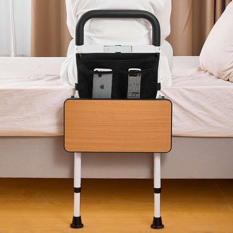 Elderly Disabled Safety Grab Bars with Desktop Bedside Armrest Support Bar Multifunctional Auxiliary Standing Device Handrails