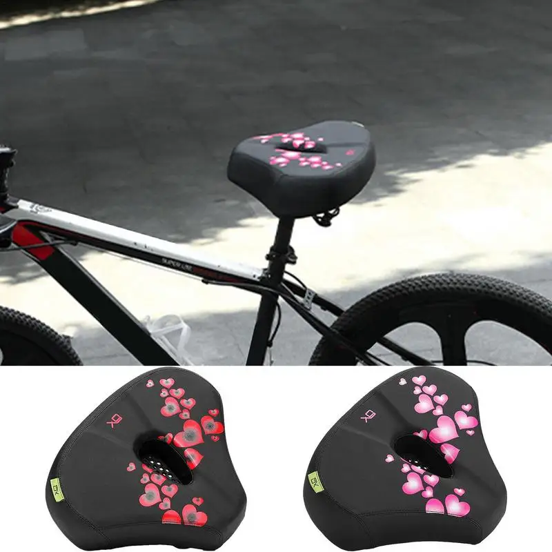 Bicycle Saddle Cover Bike Saddle Seat Cover Cushion Portable Padded Bike Saddle Covers For Adults Bike Seat Padding For Mountain