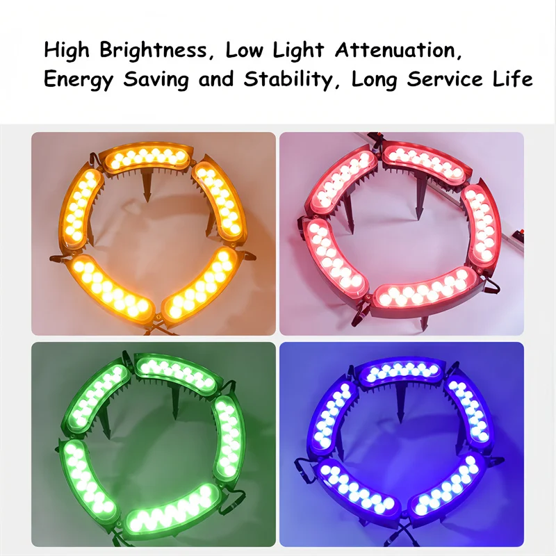 LED Backyard Large Tree Lights Christmas Decorations Tree Garden Light 12w 24v 220v RGB Landscape Lighting Tree Night Spotlights