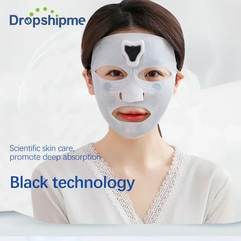 EMS Microcurrent Face Massage Electric Facial Mask Devices Wrinkle Removal Vibration Beauty Skin Tighten Lifting Spa Face Mask