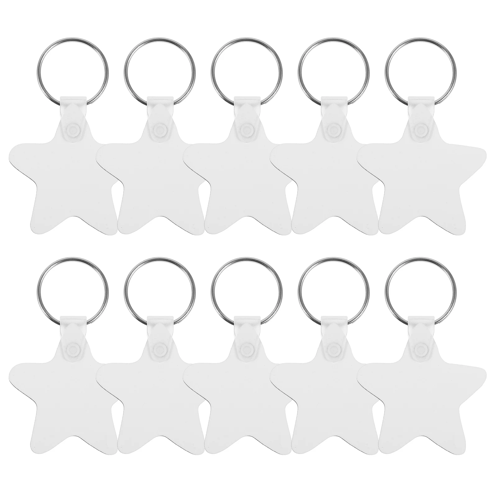 

10 шт. пустой брелок в форме звезды, сублимационные заготовки, декоративные принадлежности для рукоделия, подарки ручной работы, товары для рукоделия