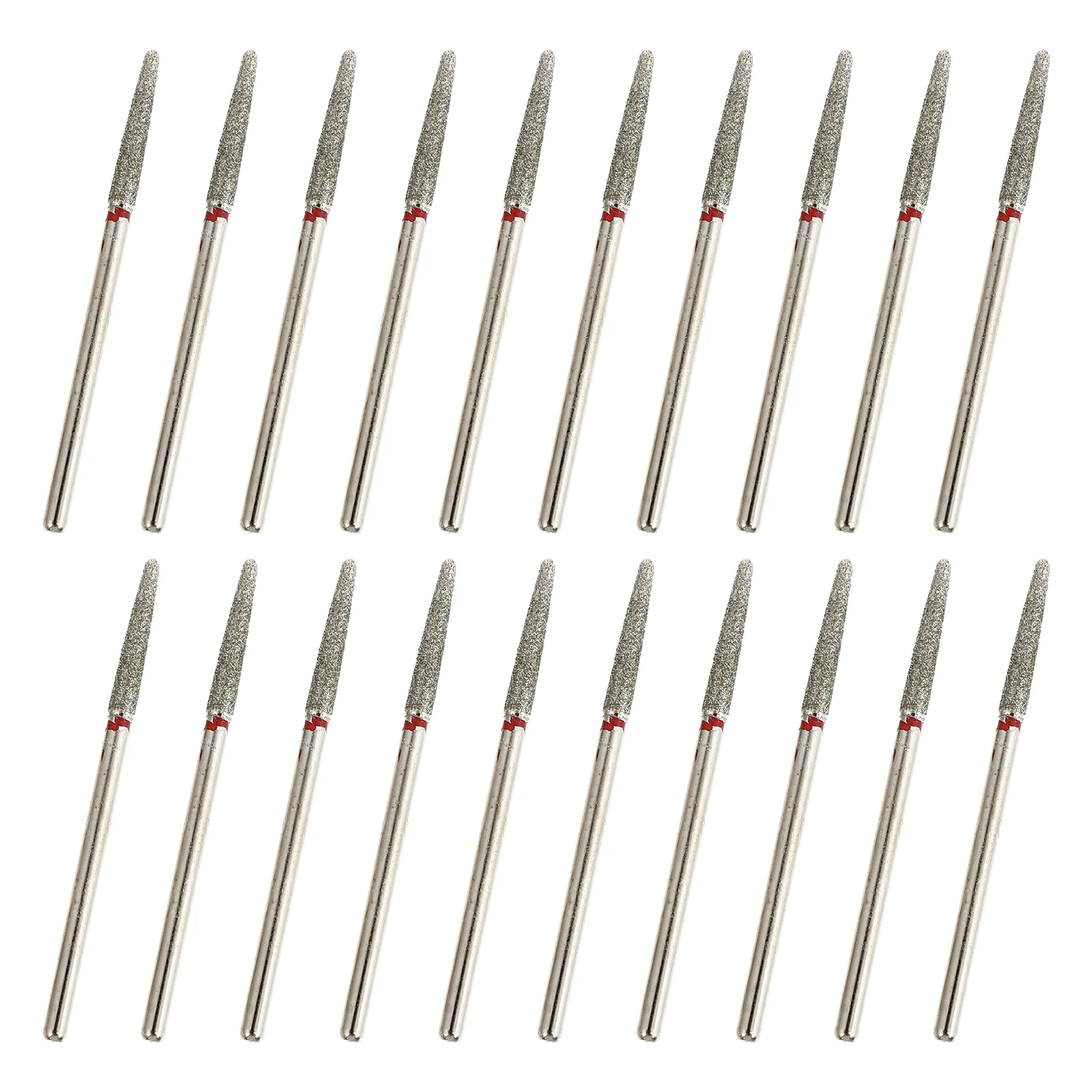 50pcs Grinding Heads High Durability Emery Material Polishing For Nail Art Salon Home Use Nail Drill Bits
