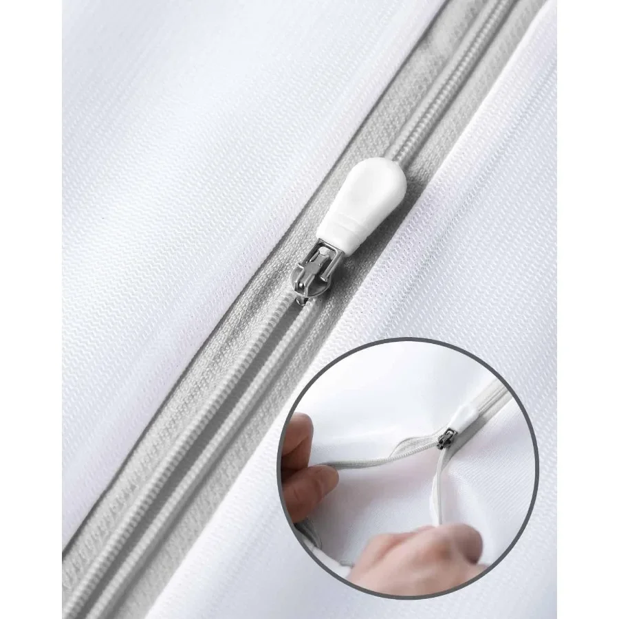 Paquet de 4 pochettes de lavage en maille 16x20 pouces, sacs en filet à linge délicats pour le rangement du dortoir d'université