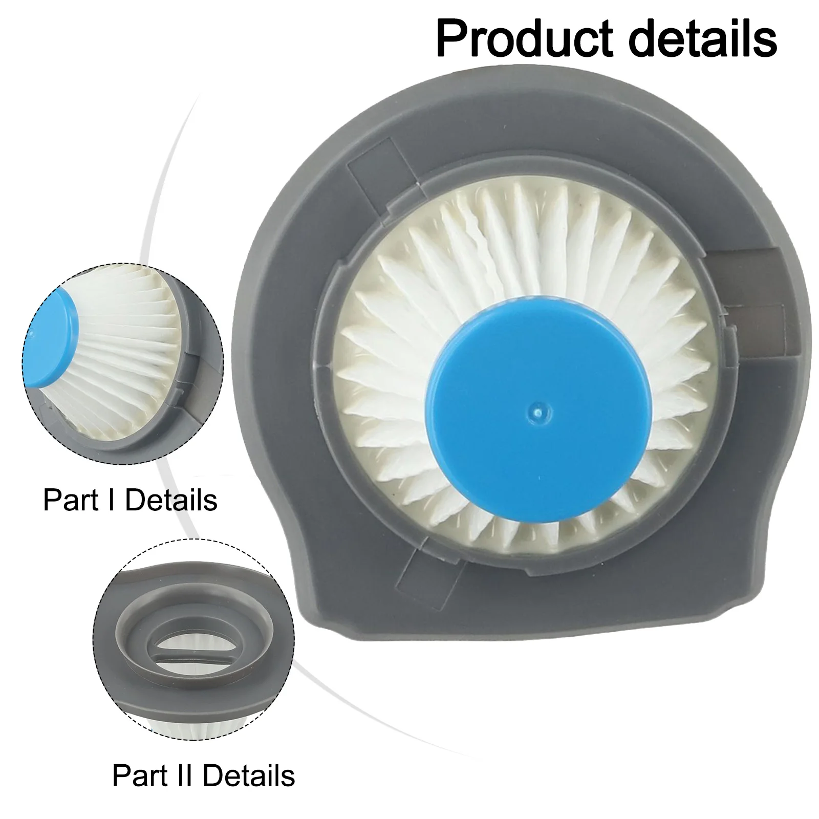 

For BLACK & For DECKER Vacuum Filter Replacement For Dustbuster,Washable,For HLVCF10 Replacement Parts Vacuum Cleaner Accessory
