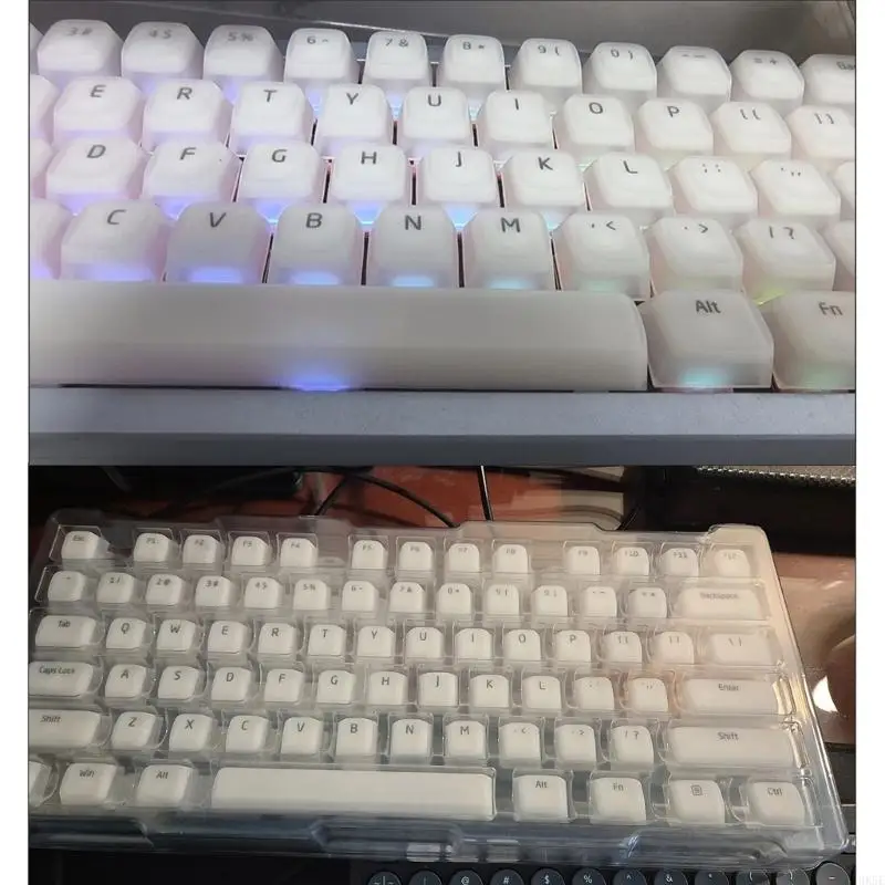 113 Jelly Theme Keycaps Original Height Keycap for Multiple Keyboards HX5E