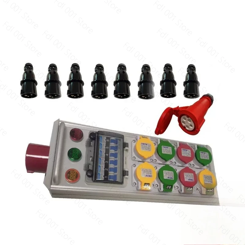Portable Power Box for Stage Lighting Audio Power Controller for LED Screens Events 8-Channel