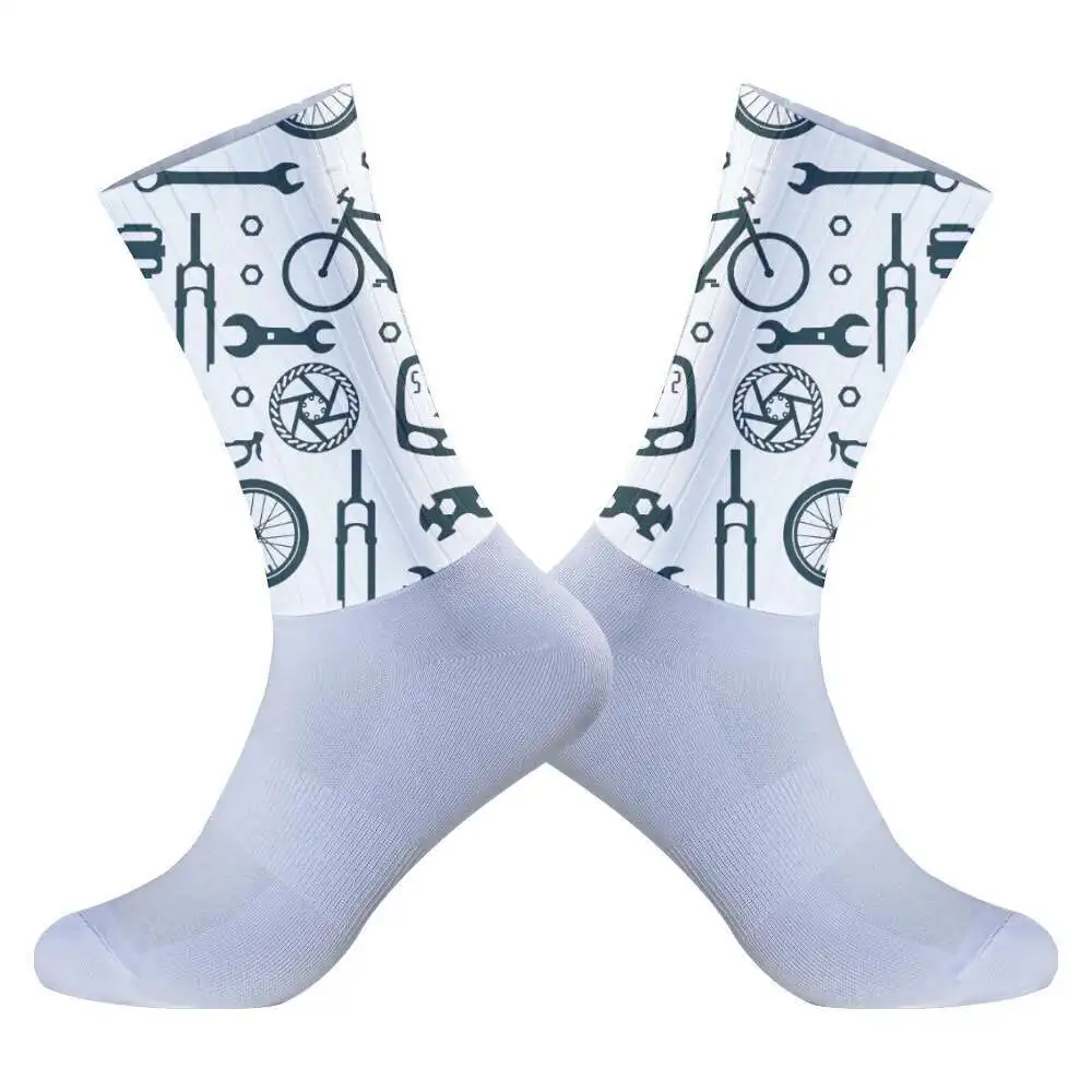 2024 New Summer Cycling Socks Bike Sock Compression Bicycle Outdoor Running Sport Socks