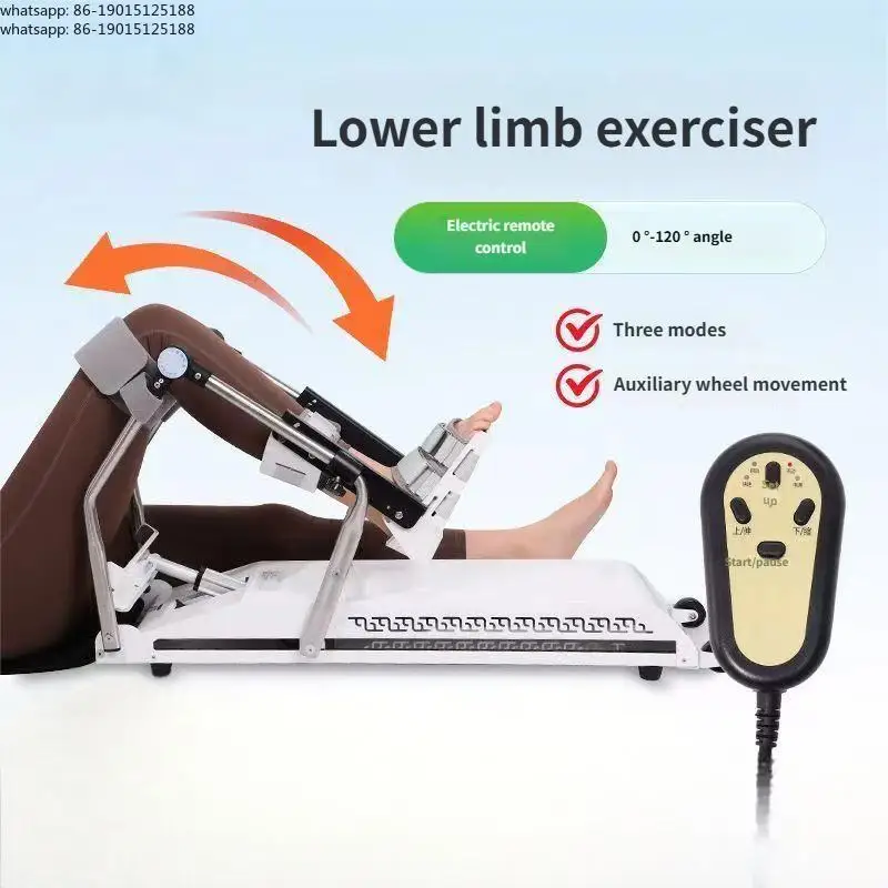 

Electric CPM Knee Rehabilitation Machine Lower Limb Exercise Bending Stretching Knee Joint Rehabilitation Training Device