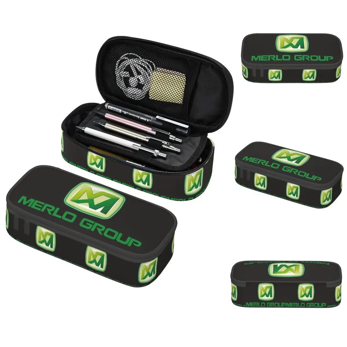 

Пенал с логотипом Merlo для мальчиков и девочек, школьная коробка для ручек, сумка-карандаш, канцелярские принадлежности, сумка-держатель для ручек