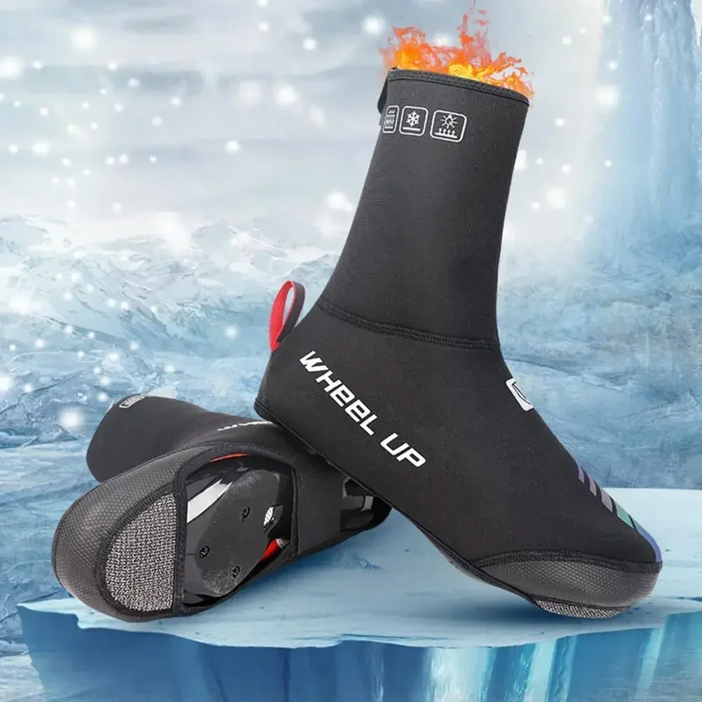 

Cycling Boot Covers Mountain Shoe Covers Winter Warm Windproof Overshoes Waterproof Toe Cycling Shoe Covers Booties For Bike