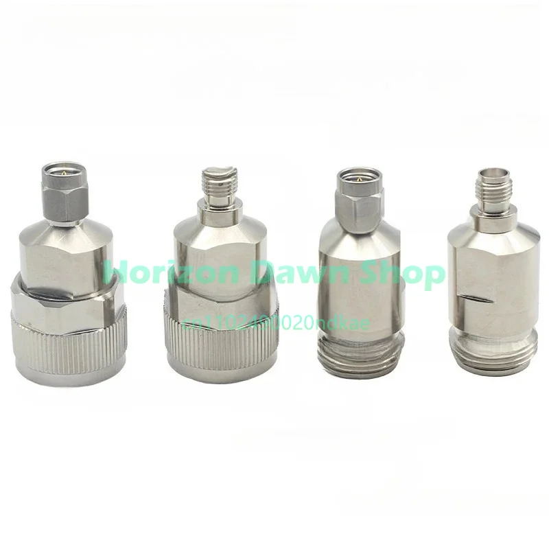 1PCS High Frequency Test N To SMA Adapter 18GHZ Network Branch Adapter N Male And Female To SMA Male And Female Stainless Steel