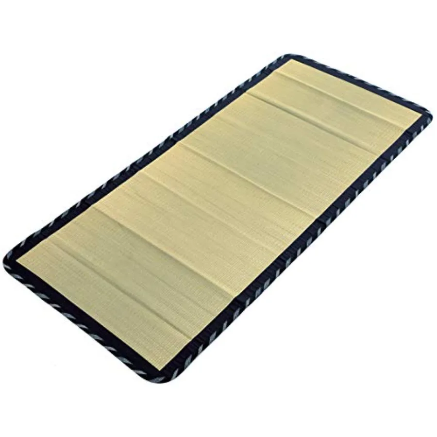 

Japanese Traditional Igusa Rush Grass Tatami Mattress Sleeping Mat Japanese futon Mattress Goza Mat ( Natural) 35" X 79"