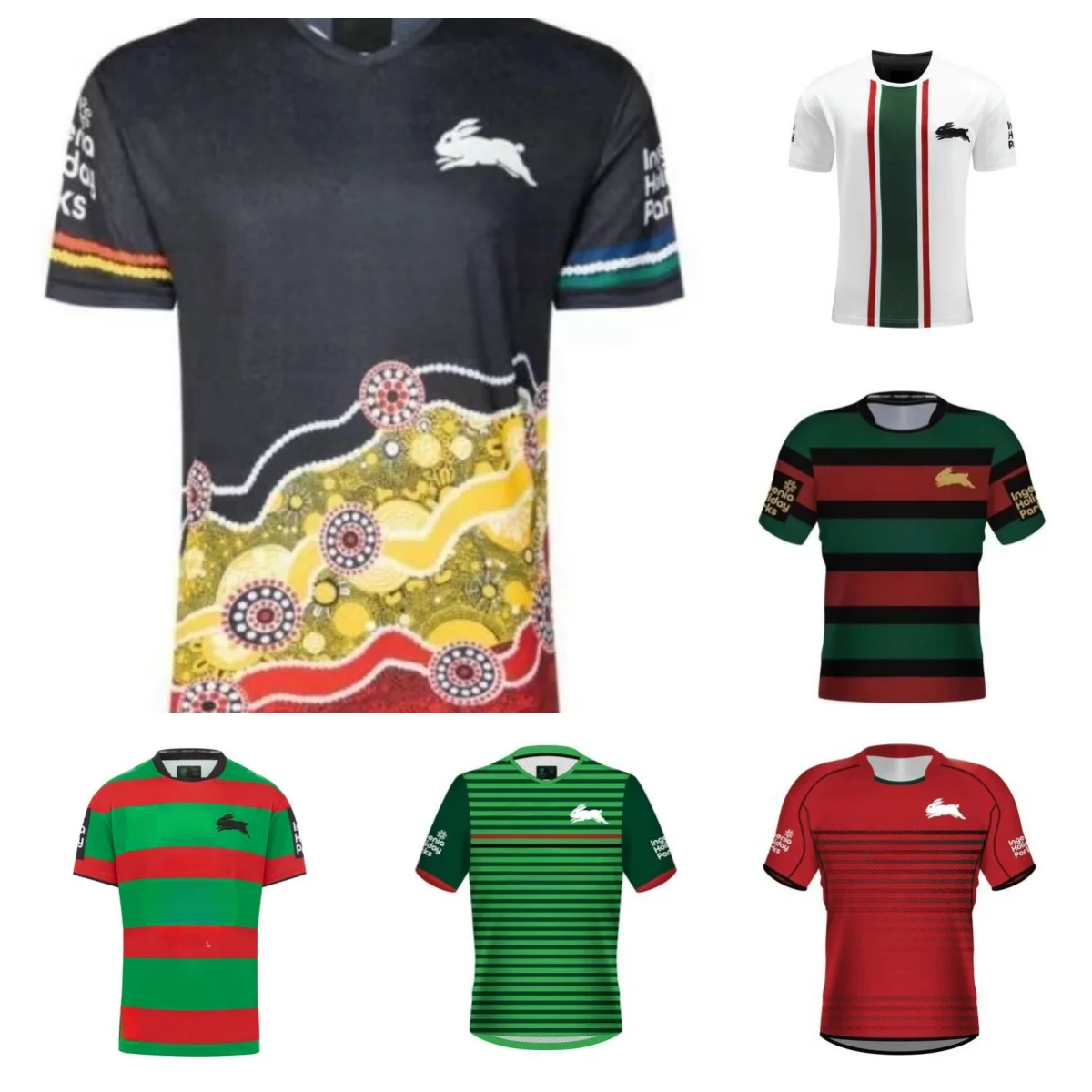 

South Sydney Rabitos 2024 Indigenous Polo Shirt Classic