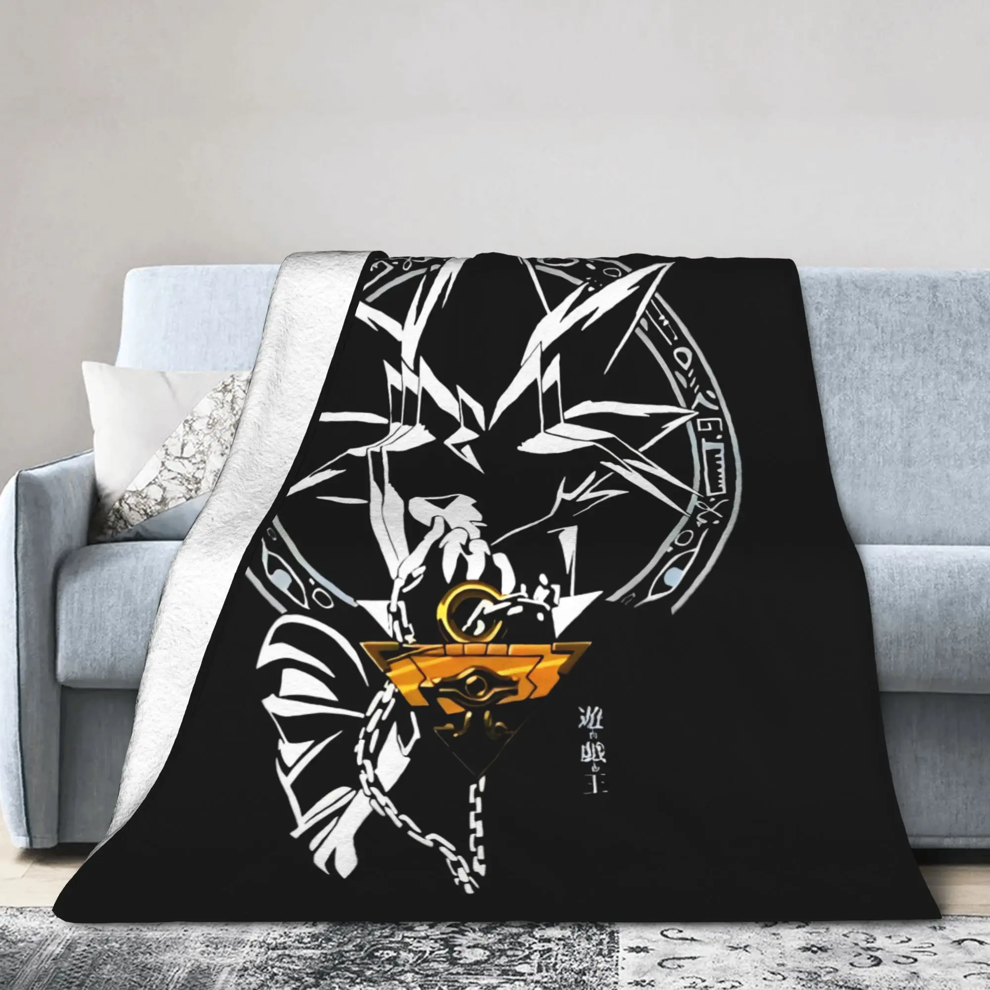 Yu-Gi-Oh!  Blanket Cover Flannel Japanese Anime Manga Aesthetic  Ultra-Soft Throw Blanket for Bedding Couch Bedspread