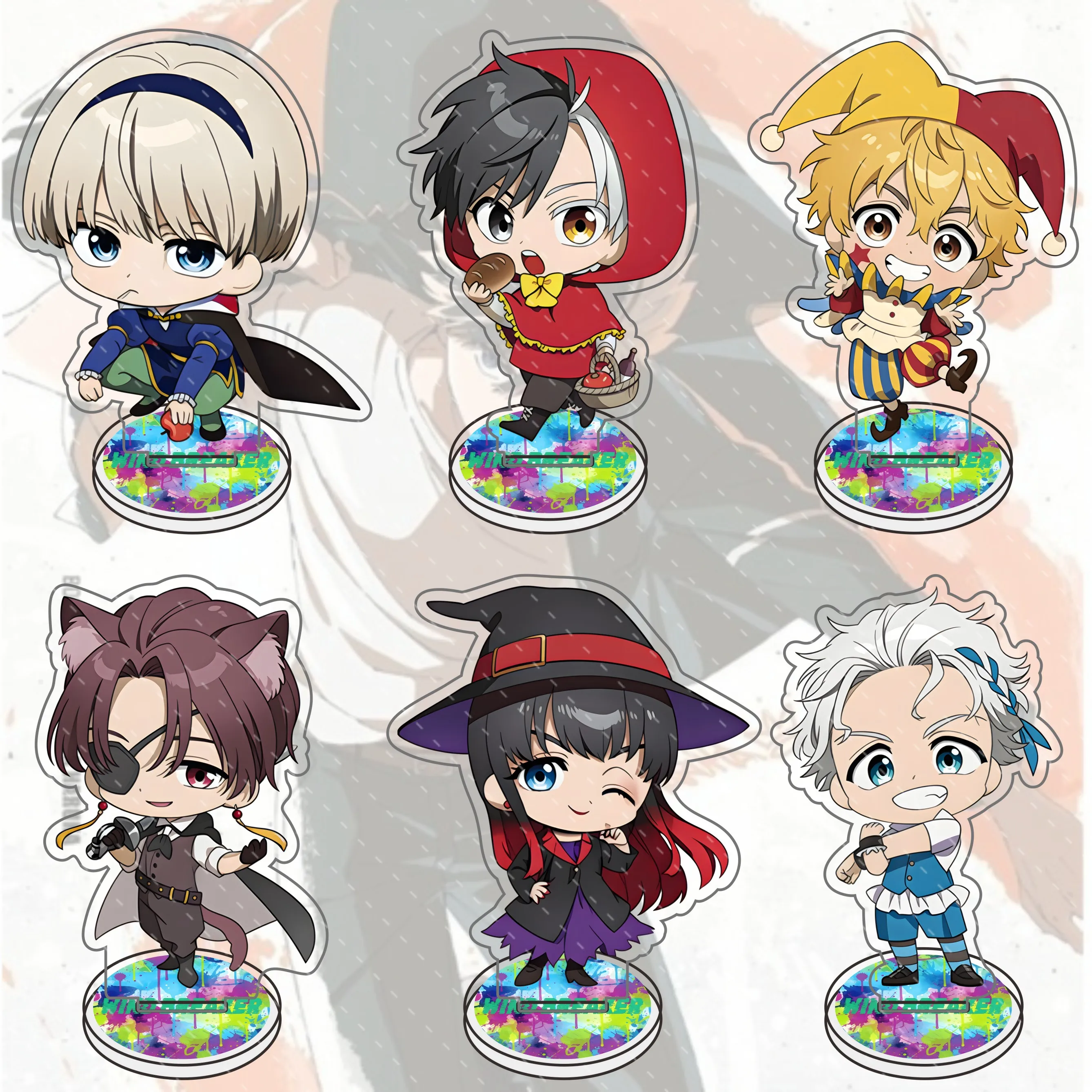 10 سنتيمتر أنيمي الرياح قواطع شخصية لطيف الاكريليك تقف-ساكورا هاروكا سو هاياتو تومياما تشوجي نموذج لجسم ، هدية ديكور الموضة #1