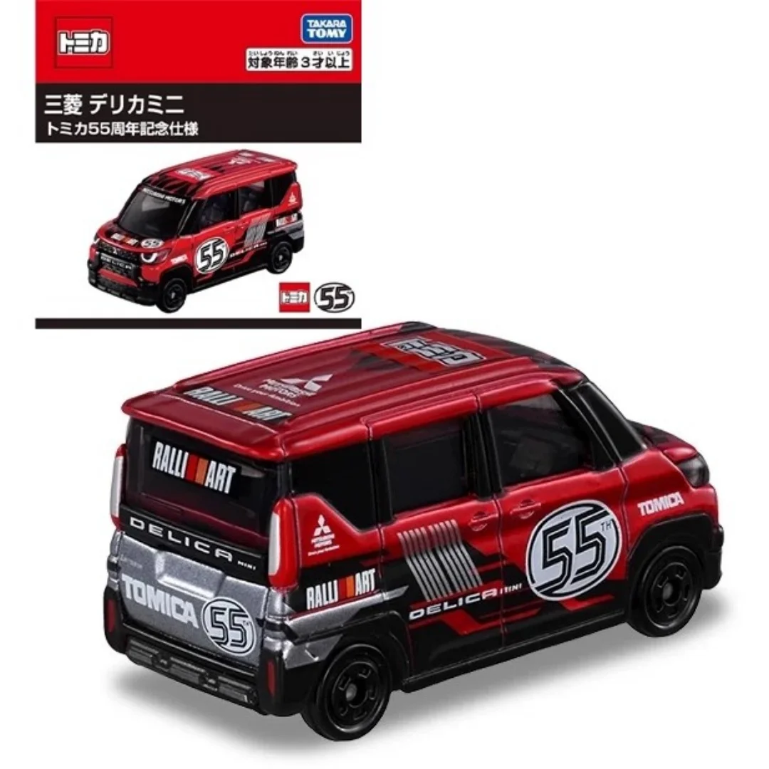 Takara Tomy Tomica 55-lecie Mitsubishi Delica Mini Model Samochodu ze Stopu Metalu Seria Replik Prezent dla Dzieci Zabawki dla Chłopców