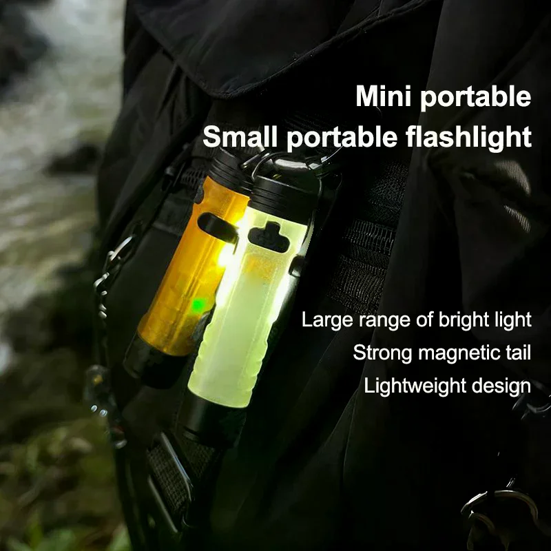 

1PC Hat Clip Light Flashlights For Outdoor Night Sport, Hands Release Pocket Caps Lamp, Rechargeable Clip On Light