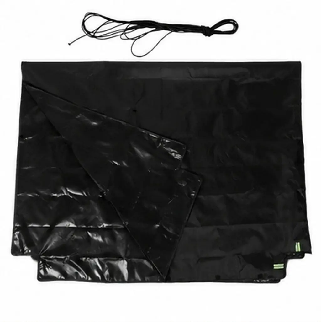 Utility Trailer Cover Heavy Duty Oxford Fabric Pickup Truck Bed Protector Foldable Tricycle Shade Outdoor Weather Resistant