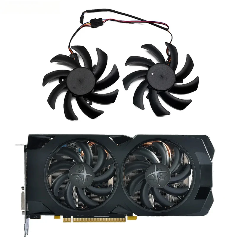 FDC10H12S9‑C 100MM 4Pin GPU Cooling Fan For XFX R9 270 280 285 290X RX470 RX480 Graphics Video Card