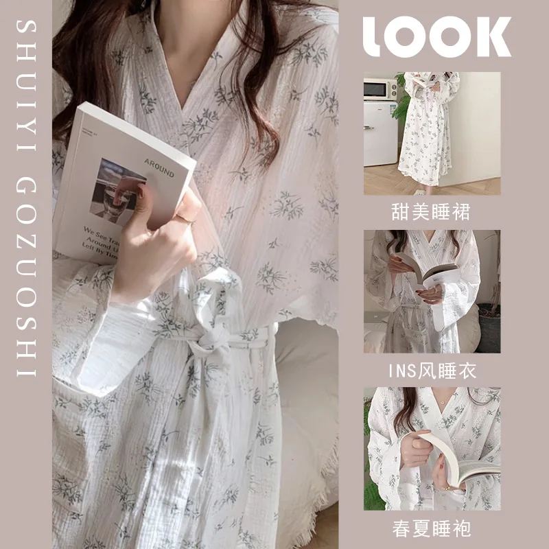 robe-longo-floral-branco-feminino-primavera-verao-roupa-de-loungewear-solta-para-mulheres-pijamas-femininos-macios-e-respiraveis-camisola-casual-para-noite-para-mulheres-e-adolescentes