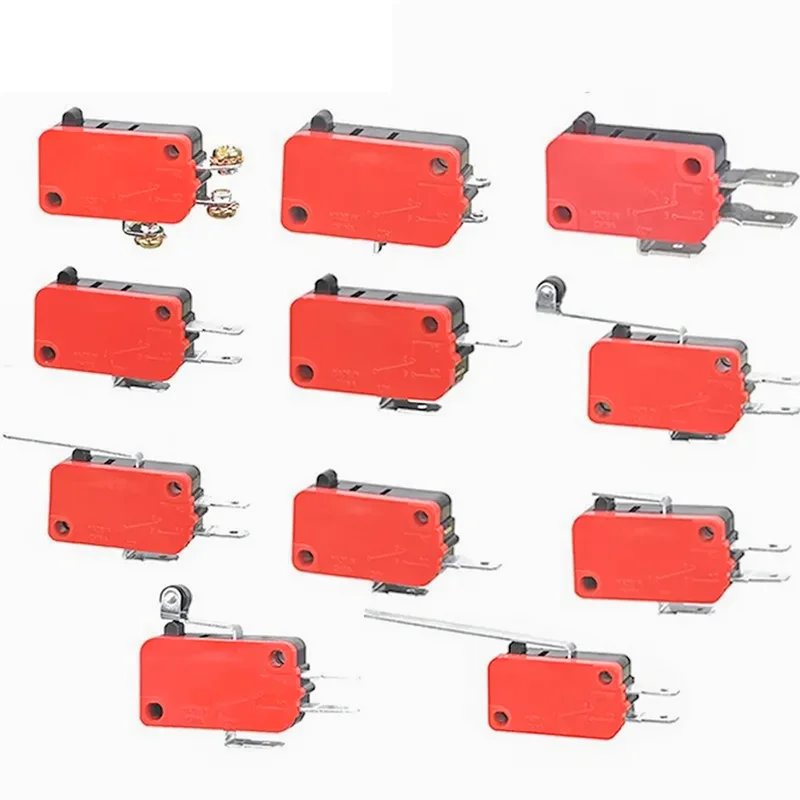 

10PCS Micro Switch 250VAC 1-21A SPDT Momentary Travel Limit Switch lever Roller High precision of action seat safety