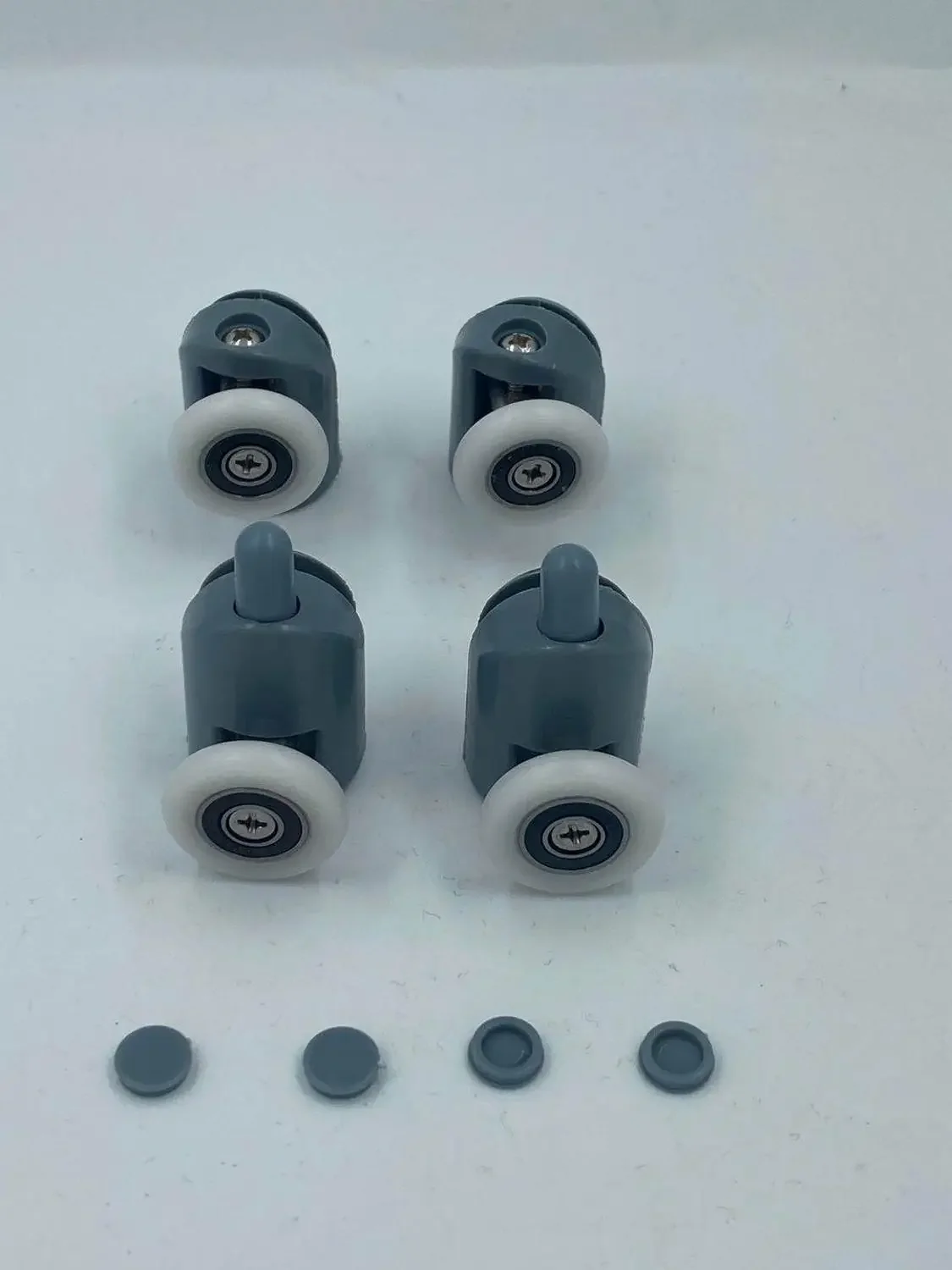 8-Pack Shower Room Pulley Rollers – 19mm To 27mm Diameter Options, Replacement Guide Wheels For Sliding Shower Doors