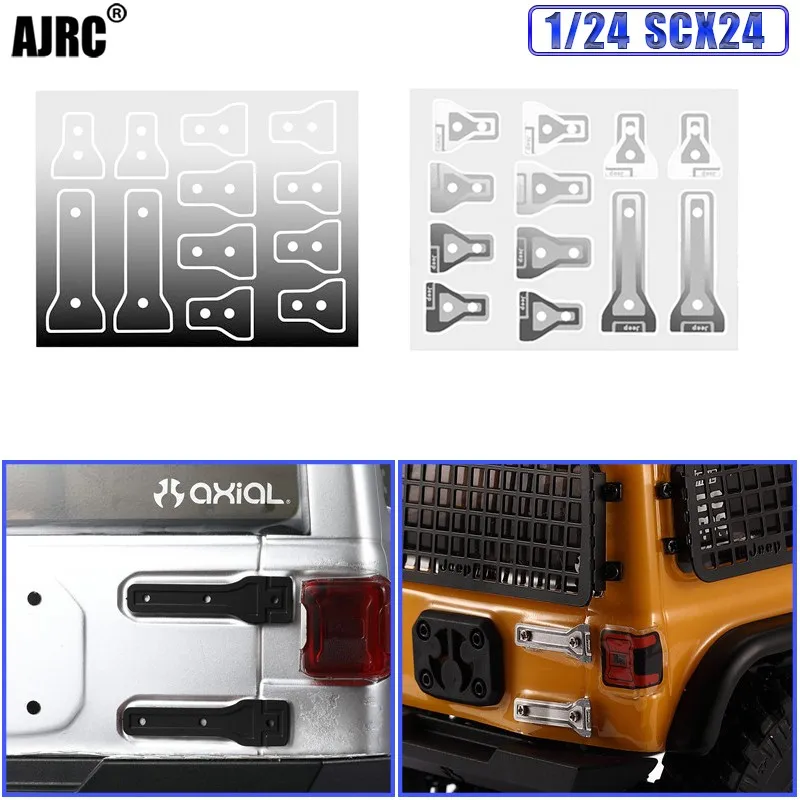 

Ajrc 1/24 Rc автомобиль для скалолазания осевой Scx24 Wrangler задняя дверь крышка шарнир дверной шарнир