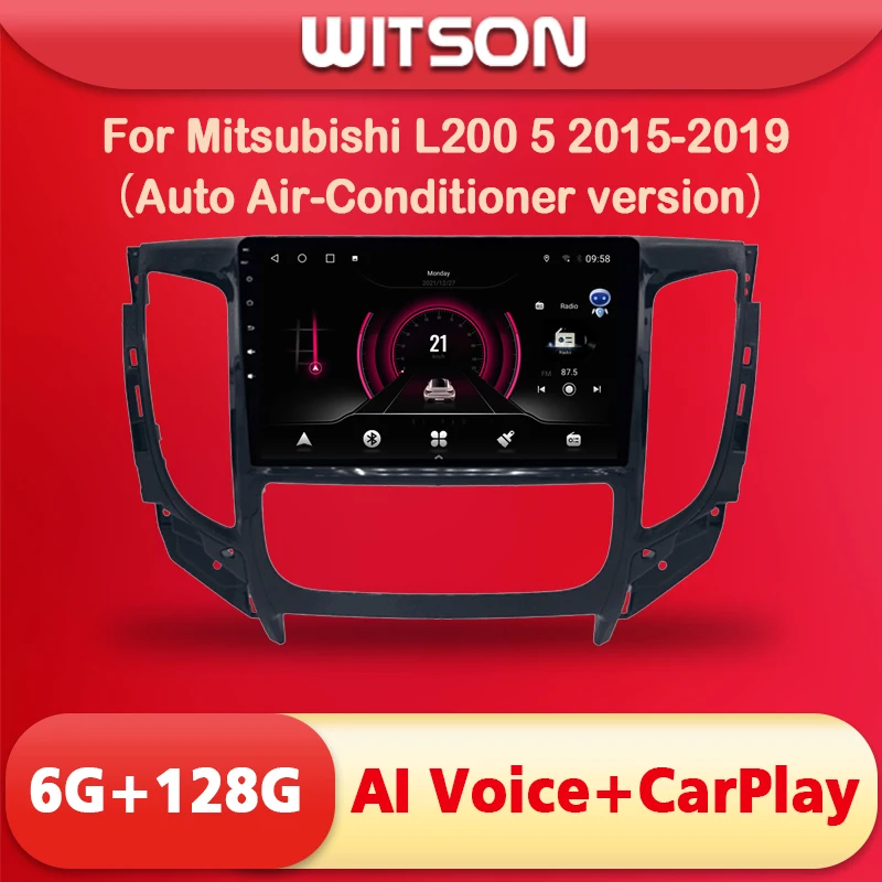 WITSON AI VOICE Android 11 Stereo Multimedia GPS Navigation stereo For Mitsubishi Pajero Sport 2 L200 Triton 2008 2009 2010-2016