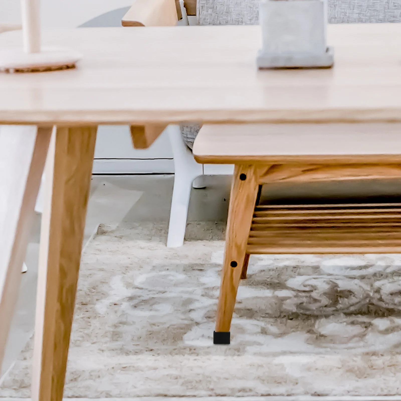 

20Pcs Furniture Mats Chair Leg Protectors Nonslip Table Feet Caps Thick Pads for Hardwood Vinyl Tile Cement Floors