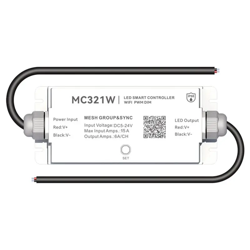 Контроллер ABAE-LED ZIGBEE MESH MC321Z, водонепроницаемый, Tuya Wifi, синхронизация зон, музыкальный диммер