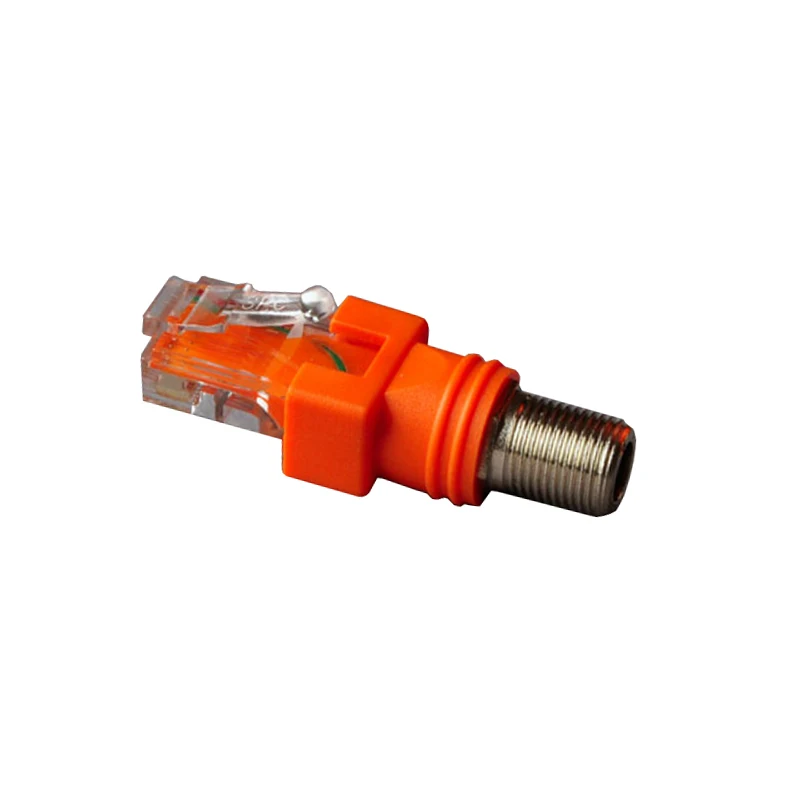 1Pcs BNC Female to RJ45 Male Adapter Connector,RF Female To RJ45 Male Plug Coaxial Chassis Panel Mount Monitor Accessorie