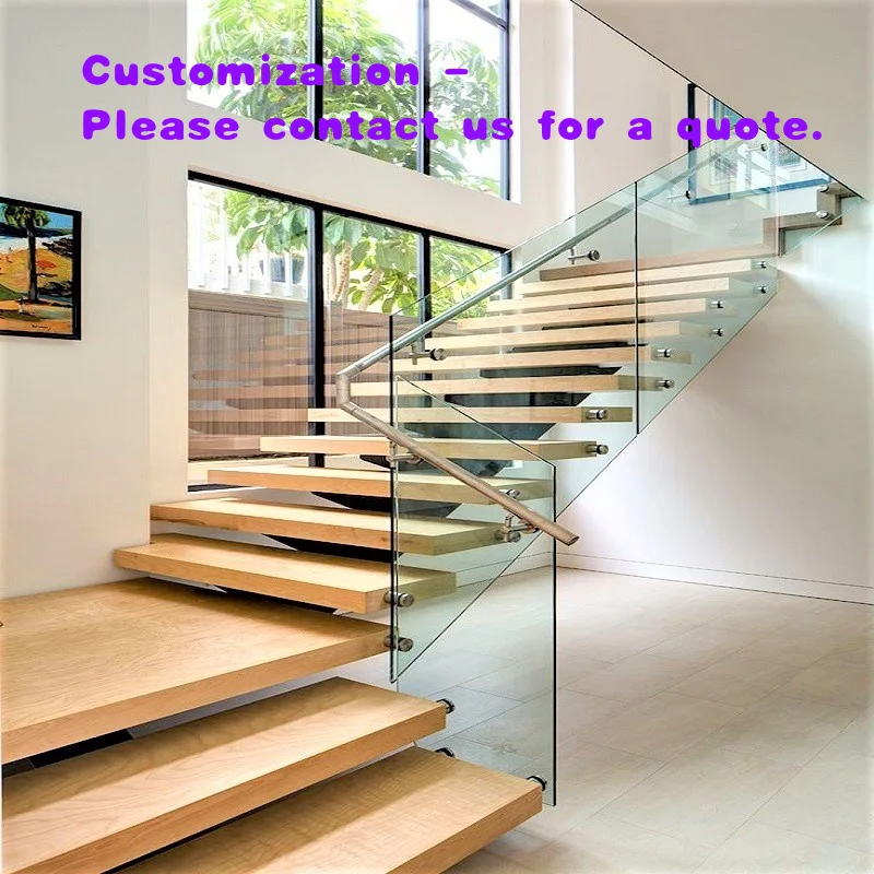 custom.Specializing in 3D Design and Development of Indoor Wood and Glass Staircases Custom Interior Stacked Stairs with Drawing