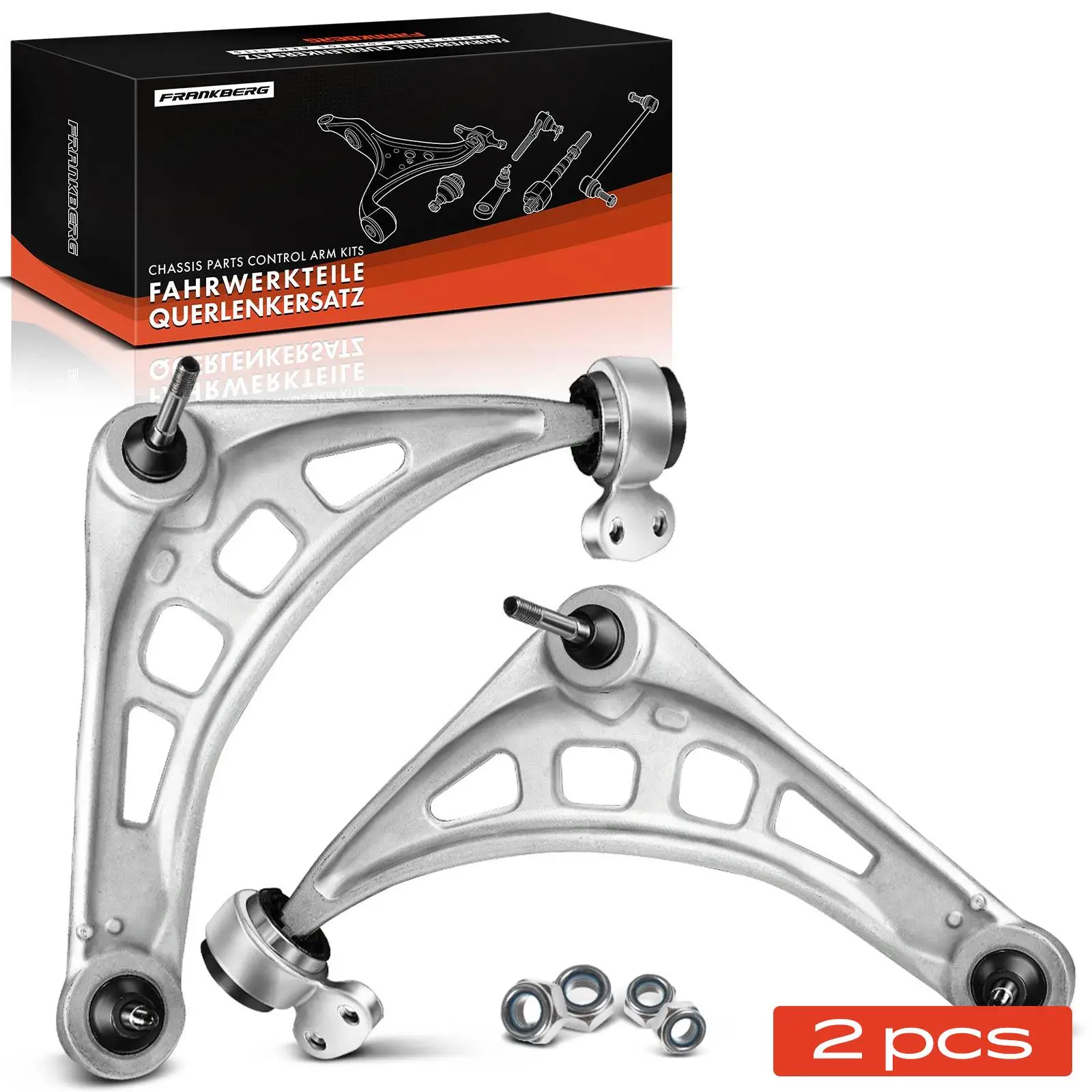 Frankberg 2x bras de suspension essieu avant pour BMW Série 3 Cabriolet Compact Coupé Touring E46 Z4 Coupé E86 31122282121 31126783376
