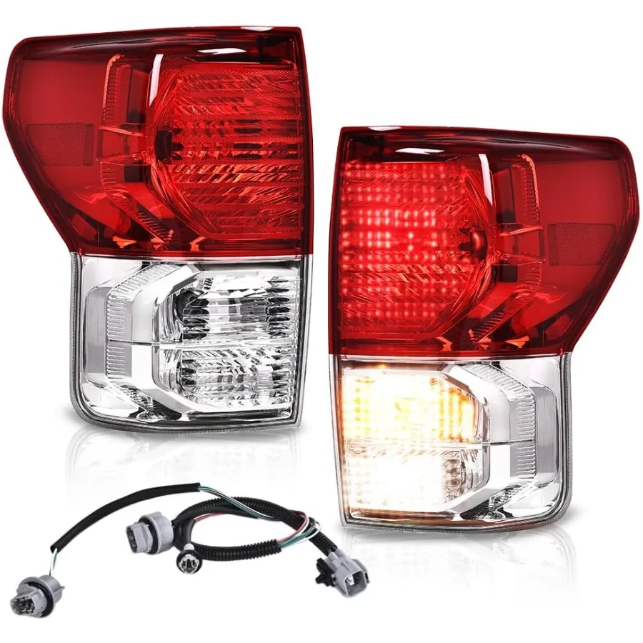 

Rear Tail Lights Assembly Compatible with 20072013 Tundra for Left Driver Side and Right Passenger Side Applications Includes
