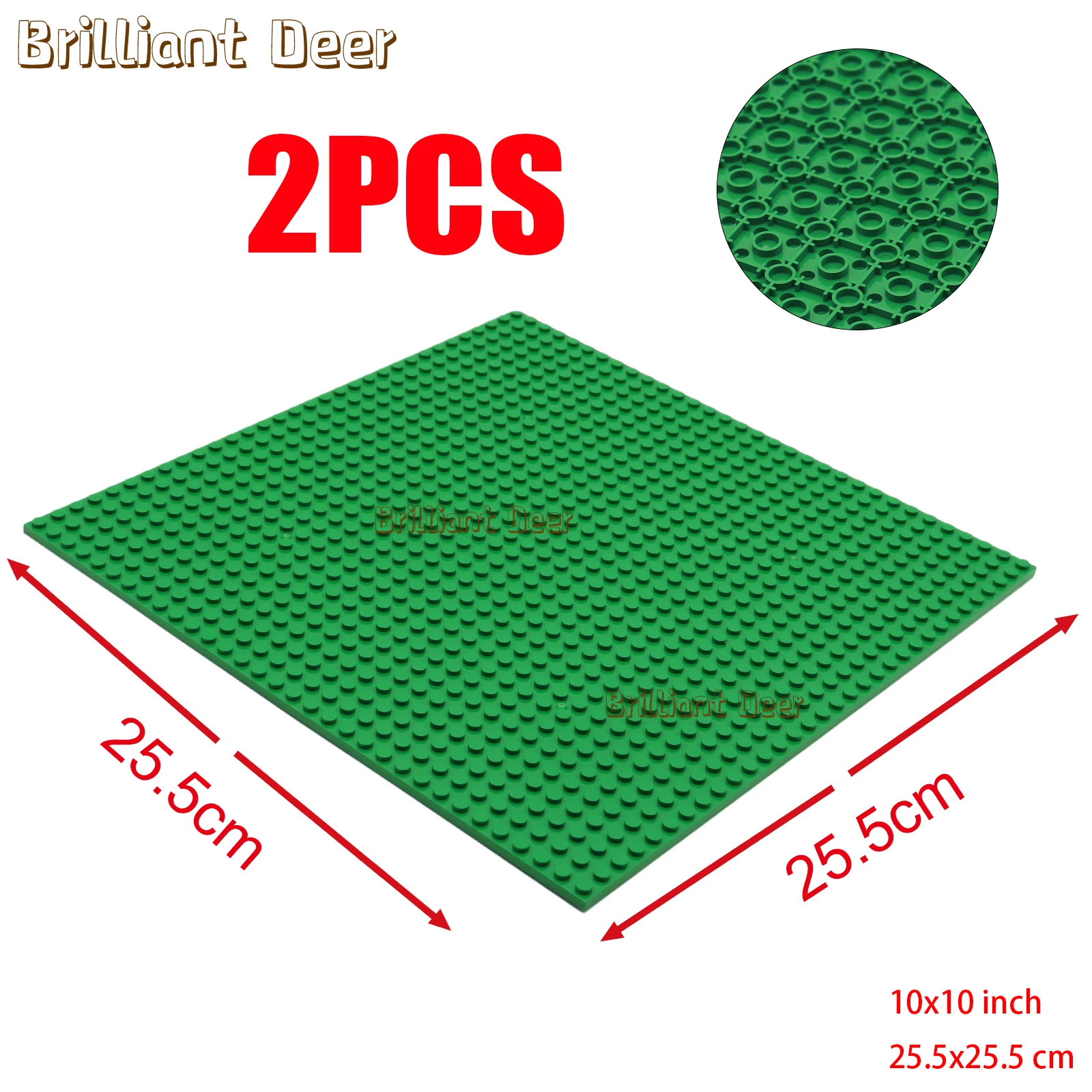 2 Stuks 32X32 Dots Bodemplaat Dubbelzijdig Bouwstenen Grondplaten Voor Diy Moc Bricks Cijfers Display stand Kinderspeelgoed