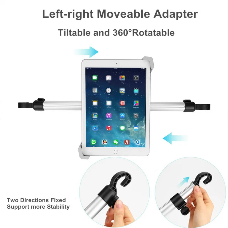 Supporto per Tablet PC Auto Car Back Seat poggiatesta supporto di montaggio Tablet universale 7-15 \'\'per iPad Samsung Clip Mount